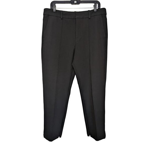 Madewell Women Pants, Business Casual Black Mid-Rise Slim Ankle Pant, Sz 10 - Picture 1 of 10